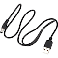 Miniatyrbilde 3 av 5: USB 5,5 mm/2,1 mm 5V DC strømkabel (svart, 75 cm)