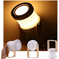 Miniatyrbilde 5 av 5: Bordlampe, Bærbar Foldbar Teleskopisk Nattelys, LED Leselampe med Trehåndtak, 3 Lysstyrkenivåer, Justerbar Lysstyrke, USB-Lading, E