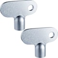 Pikkukuva 1 / 5: 2 kappaletta patteriventtiilin avainta, kiinteä patteriventtiilin ilmausavain, neliömäinen aukko, patteriventtiilin avain, laitteisto, kello, helppo tarttua läppäruuvikokoon 5 mm