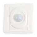 Miniatyrbild 1 av 5: Garosa 220V Infraröd Automatisk PIR Rörelsedetektor Väggmonterad LED Nattlampa Strömbrytare Energibesparande för Glödlampor LED-lampor
