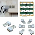 Miniatyrbillede 2 af 5: 30 stk. Metal Sofa Fjedre Clips, 5 Huller Møbel Fjedre Clips, Polstrede Møbler Udskiftningsdele, Sofa Udskiftningsdele