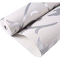 Miniatyrbillede 4 af 5: Luksuriøs Non-woven Præget Vertikal Soveværelse 3D Tapet Hjem Decor Sølv