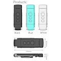 Miniatyrbilde 2 av 5: Leselys med timer, USB-ladbare, klips-på-leselampe, nattlys, boklys, 5 lysstyrker - melkehvit