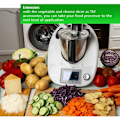Pikkukuva 5 / 5: Monitoiminen vihannes- ja juustoleikkuri, Thermomix-lisävaruste, juustoraastin Termomix tm6:lle tai tm5:
