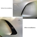 Miniatyrbild 4 av 5: Bakre Canard Spoiler Vent Trim Fiber Bumper Splitter för Class W218 CLS250 CLS400 CLS500 14-17