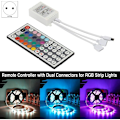 Miniatyrbilde 2 av 5: 20M Lys RGB 3528 Fargeskiftende LED Fleksible Lys med 44-Tasters Fjernkontroll for Soverom TV Lyslist EU-Plugg
