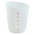 Miniatyrbild 1 av 5: Mätkopp Graderad Mätkopp Silikon Mätkopp Återanvändbar Kökskon Mjöl Mätkopp 250ML/500ML för Matlagning-