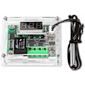 Miniatyrbillede 2 af 5: 1 stk. 12V temperaturstyringsmodul med hus, XH W1209 display digital termostatmodul med vandtæt NTC-probe