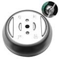 Miniatyrbillede 4 af 5: Rustfrit stål græsafdækning knivbase have elektrisk plæneklipper knive tilbehør trådløs opladning plæneklippere