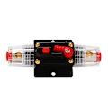 Miniatyrbillede 2 af 5: 12V-24V automatisk afbryder, 100A manuel nulstilling afbryder til bilstereosikring