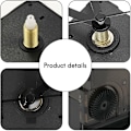 Miniatyrbild 5 av 5: Klockmekanism Mekanism Diy Set För Klockdelar Kvarts Väggklocka Timme Minut Minut Kvarts Klockrörelse Heminredning
