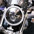 Miniatyrbillede 2 af 5: Motorcykel 7 Tommer Burst Forlygte Trim Ring Dæksel CNC Aluminium Speedometer Måler til R Nine T B