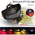 Miniatyrbillede 4 af 5: Nyt 12V Universal ATV Baglygte 5 i 1 LED Baglygter Bremslys Blinklys Nummerpladelys