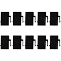 Miniatyrbillede 2 af 5: 10 stk. RJ45-stik Cat6-konnektorstik, forlængerkobling, Ethernet-netværk, LAN 6-koblingsadapter, sort