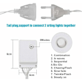 Pikkukuva 4 / 5: Verhovalot, verhovalot, tähti LED, LED-valosarja, 96erLED 3,5M valoköynnös, LED-köynnös ikkunakoristelu, joulu, syntymäpäivä, Pat