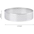 Miniatyrbillede 2 af 5: 15 stk. rustfrit stål kagemousse ringe, varmebestandige perforerede kagemousse ringe, runde ringe bage donut værktøjer