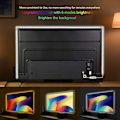 Miniatyrbillede 3 af 5: COB TV LED-stribe 3m, 12V USB Dimmer COB Lysstribe 3000K Varmt Hvid TV Baggrundsbelysning CRI90+ 1440LEDs LED Lineær Lys til TV Baggrundsbelysning PC Soveværelse Køkken