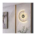 Miniatyrbild 5 av 5: Lätt LED-väggklocka, 3-nivåers dimbar digital väggklocka, stora siffror - väckarklocka för sovrum, kontor, väckarklocka, hängande väggklocka (Colo