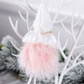 Miniatyrbilde 4 av 5: Julepynt, 2 stk, plysjengelanheng, skytsengel, juletrepynt, juletrepynt til julepynt. (P