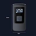 Miniatyrbillede 3 af 5: Digital Display Luftkompressor, Dækpumpe Trådløs til Bil, Cykel, Bærbar Luftpumpe, Inflation B