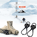 Miniatyrbilde 5 av 5: Isbrodder, Universelle Snøgrep for Sko Over Sko Støvle Gummi med 5 Stål Pigger Crampon - M
