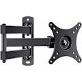 Miniatyrbilde 1 av 5: Universal TV-veggfeste for TV-er mellom 10 og 32 tommer, svingbar, vippbar, roterbar - Passer for LCD / LED flatskjerm-TV-er - Utvidbar fra 44 cm
