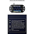 Pikkukuva 3 / 5: PDS138 Mini digitaalinen oskilloskooppi 2,5 MHz:n näytteenottotaajuus 200 kHz:n kaistanleveys Tukee AUTO 80 kHz:n PWM:ää DIY-elektroniikan korjaukseen