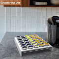 Miniatyrbild 2 av 5: 35 Håls Akryl Kaffe Kapsel Display Ställ Kaffe Bönor Förvaringshållare Kaffe K Cup Finishing Bricka 1