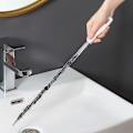 Miniatyrbillede 3 af 5: 2 stk. Afløbsrensningsbørste, Fleksibel 45 cm Vaskrensningsbørste til at Fjerne Tilstoppede Afløb og Rør, Afløbsrensningsværktøj til Badeværelse Køkken (2 stk