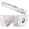 Miniatyrbillede 5 af 5: Luksuriøs Non-woven Præget Vertikal Soveværelse 3D Tapet Hjem Decor Sølv
