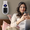 Miniatyrbilde 4 av 5: 350W Romvarmer, Programmerbar Veggmontert Romvarmer Som Vist På TV Med Justerbar Termostat Og Timer Og LED-Skjerm For Kontor Sovesal