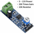 Miniatyrbild 4 av 5: 5PCS LM386 Audioförstärkarmodul, 512V, 200 Gain, LM386 Audioförstärkare, Stereo Audio Power Amplifier Modul för Arduino LM386, L1P8