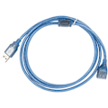 Miniatyrbilde 2 av 5: USB-forlengelseskabel 2.0 A hann til lang ledning for datamaskin, 1,5 meter blå