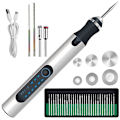 Pikkukuva 1 / 5: Sähköinen kaiverruskynä Mini Cordless Carving Pen 3 säädettävällä nopeudella Ladattavat kaiverruskoneet 300MAh