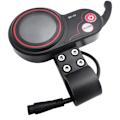 Miniatyrbild 1 av 5: QS-S4 48V-60V Tumgrepp LCD-displaymätare för Zero 8 9 10 8X 10X Elsparkcykel 6-stifts Displaytillbehör