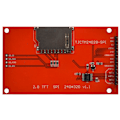 Pikkukuva 3 / 5: 2,8 tuuman 240x320 SPI TFT LCD -näyttömoduuli SPI-sarjaportti 51 Drive ILI9341V LCD -sarjaporttimoduuli STM32 Drive -näyttö