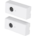 Miniatyrbilde 1 av 5: 940nm Infrarød Døråpningssensor, 30m Rekkevidde, 12-24V Enkeltstråle Fotocelle Infrarød Dørdetektor for Hjemmesikkerhet Hvit