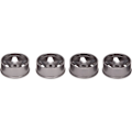 Miniatyrbilde 1 av 5: 4 mynter for 1: 28 oppgradering bil mygg OP IW04 hjul aluminiumlegering hårmetall E
