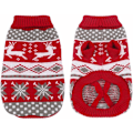 Miniatyrbillede 3 af 3: Hund Vinter Sweater Frakke（Rød，M）-