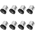 Miniatyrbild 1 av 5: LED-ljusadapter - 8 st lamphållare omvandlare glödlampsfäste adapter glödlampsfäste tillbehör (E17 till E14)