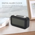 Miniatyrbild 4 av 5: [Uppgraderad version] Batteridriven väckarklocka, stor LCD-display Elektroniska digitala väckarklockor med snooze, bakgrundsbelysning, nattlampa, temperatur (