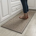 Miniatyrbillede 1 af 5: Anro Vaskbar Køkkenmåtte, Skridsikker, Kunstig Sisal, Kunstig Jute, Vævet - Køkken- og Spisestue Måtte - Naturlig Gummiryg - 44 x 120 cm