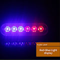 Pikkukuva 3 / 5: 4X 12V - 24 V 6 LED-valo Hätävilkku Auto Ajoneuvo Varoitus Strobe Vilkkuva Sininen ja Punainen