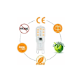 Miniatyrbild 2 av 5: G9 LED-lampor 3W motsvarande G9 halogenlampa, varmvit 3000K, 360 grader, flimmerfri, 10-pack