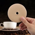 Miniatyrbillede 3 af 5: 800 stk Runde Kaffeefiltre, 3,75 tommer Kaffeefiltre Ubleget Disk Kaffeefiltre Kaffeefilter