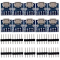 Miniatyrbillede 2 af 5: 10 stk. mini USB til DIP interface sæde 5V strømomformer