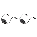 Miniatyrbillede 1 af 5: 2X 12V/24V 6A LED Dimmer Controller Juster Lysstyrke for Enkeltfarvet Klar, Sort