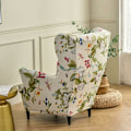 Miniatyrbild 4 av 4: Fåtölj överdrag Fåtölj överdrag Wingchair överdrag 2 delar wingchair överdrag-DENUOTOP