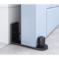 Miniatyrbillede 5 af 5: Promoveringsgulvguide Skydedørsskinner Væghængt Justerbar Kuglelejer Guide Sort - 120×50×60MM