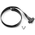 Pikkukuva 1 / 5: 50cm USB 3.1 -etupaneelin jatkokaapeli, tyyppi E - tyyppi C, Gen 2 (10 Gbps) sisäinen sovitinkaapel, 2 ruuvilla